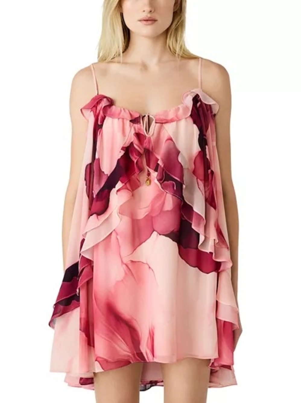 Steve Madden Lorella Shift Dress in Coral Cloud